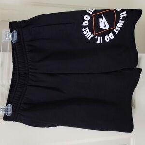 Nike men's black fleece shorts, like new!